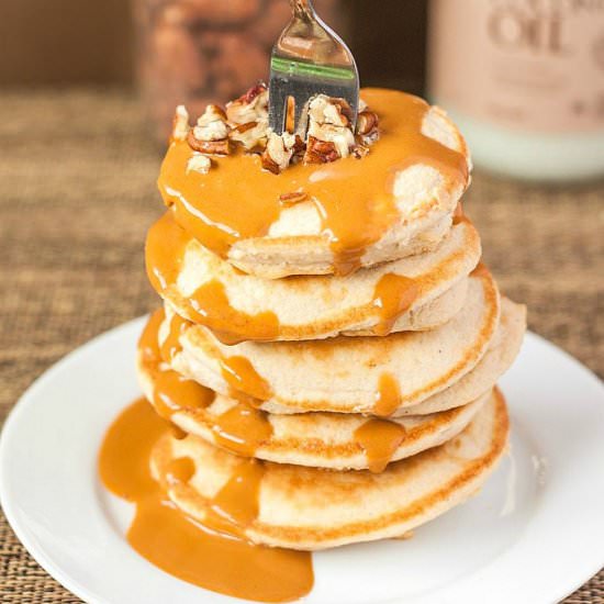 Healthy Anzac Biscuit Pancakes - Recipe photo by thebigmansworld