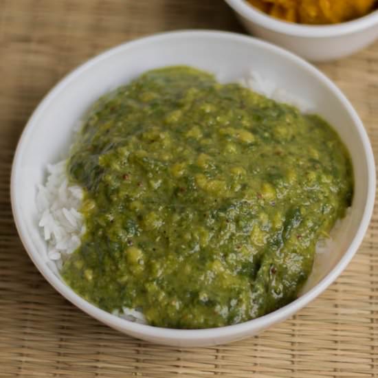 Spinach Lentils Curry - Recipe photo by kannammacooks