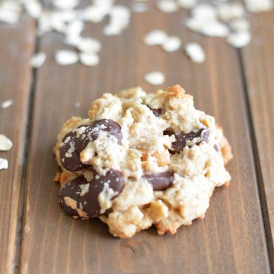 PB Oatmeal Chocolate Chip Cookies - Recipe photo by Nourishedsimply