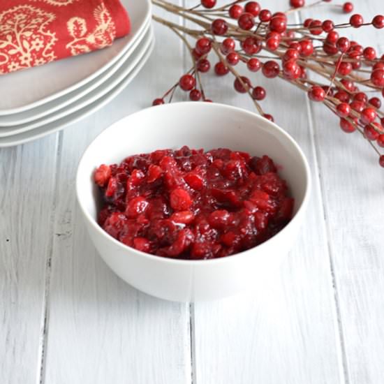 Cranberry Sauce - Recipe photo by Nourishedsimply