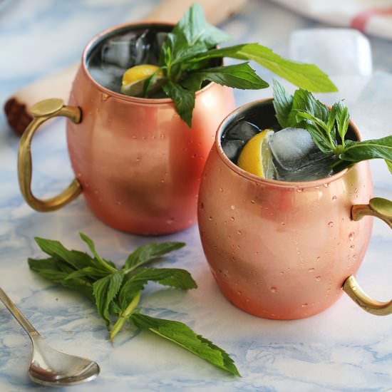Minty Moscow Mule - Recipe photo by The Makers Society