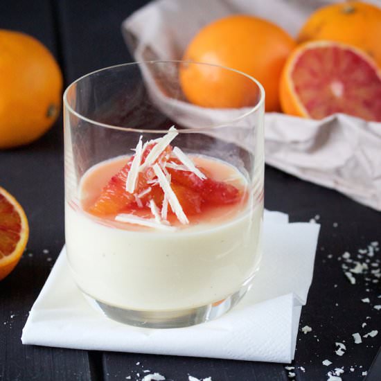 White Chocolate Panna Cotta - Recipe photo by finefreshfood