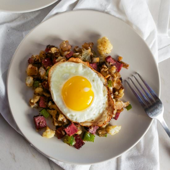 Cauliflower Pastrami Hash - Recipe photo by dannaklein