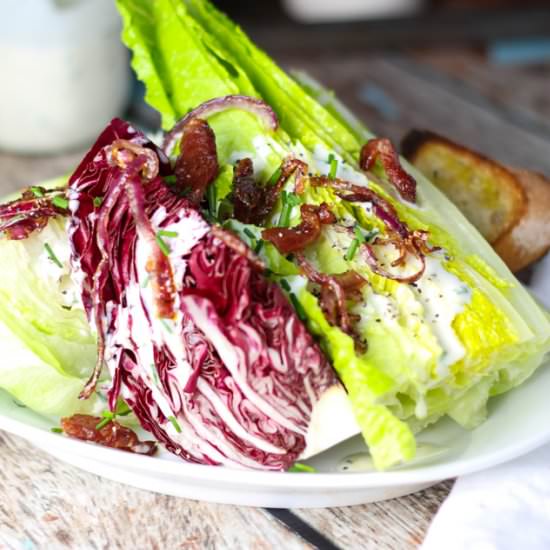 Eccentric Wedge Salad - Recipe photo by platingsandpairings
