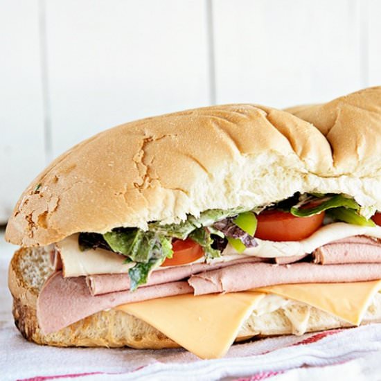 Hero Sub Sandwich - Recipe photo by DineandDish