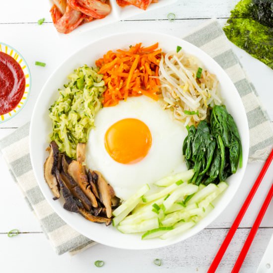 Korean Bibimbap - Recipe photo by gourmetconviction
