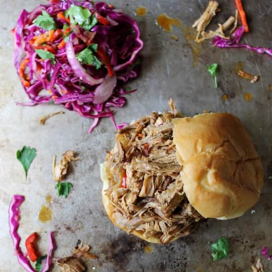 Crock Pot Pulled Pork with Slaw - Recipe photo by My Diary of Us