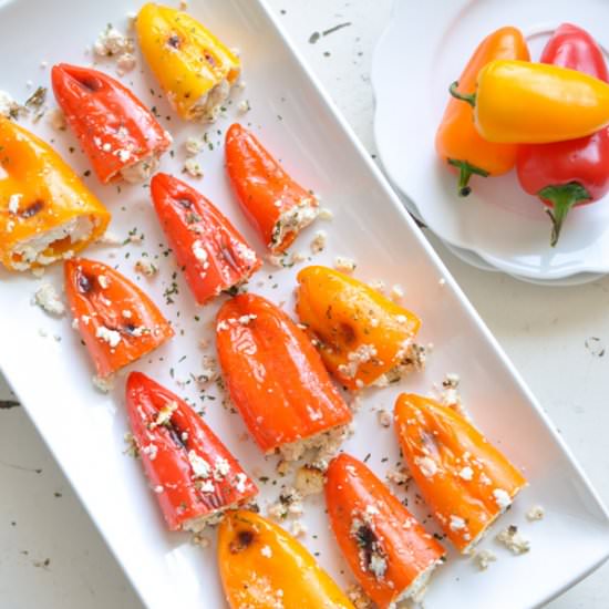 Stuffed Mini Peppers - Recipe photo by mypurplespoon