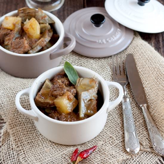 Beef stew - Recipe photo by La Cuoca dentro