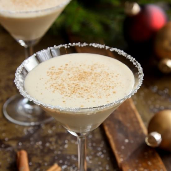Eggnog Cocktail - Recipe photo by afarmgirlsdabbles