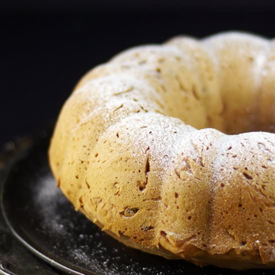 Pistachio Rose Water Cake {GF, V} - Recipe photo by Audrey @ Unconventional Baker