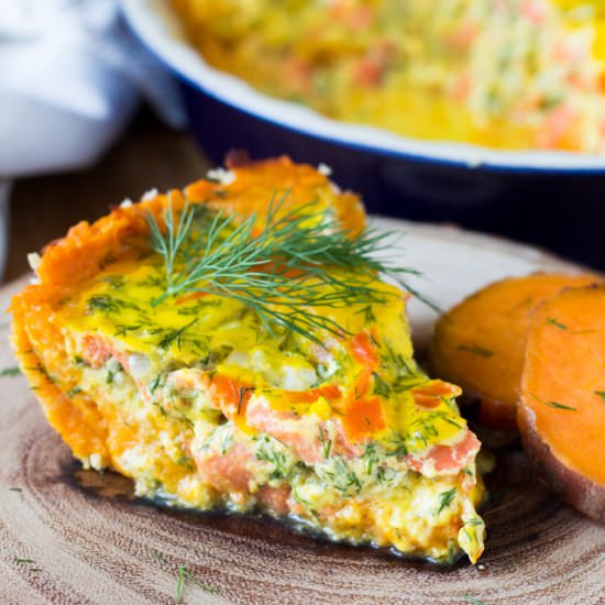 Smoked Salmon Tart - Recipe photo by roxyskitchen
