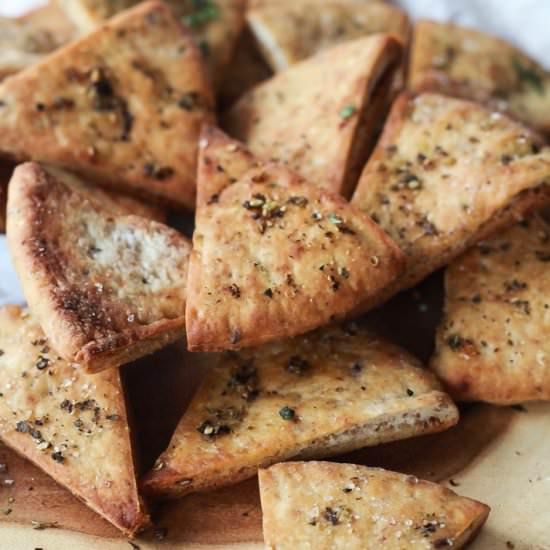 Homemade Baked Pita Chips - Recipe photo by joyfulhealthyeats