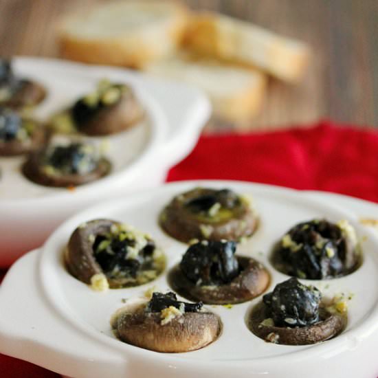 Escargots in Mushroom Caps - Recipe photo by simplystacie