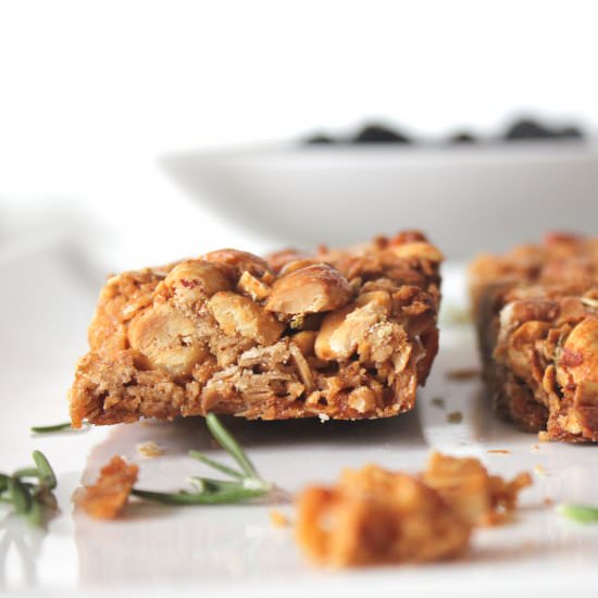 Rosemary Cayenne Granola Bars - Recipe photo by chasetheflavors