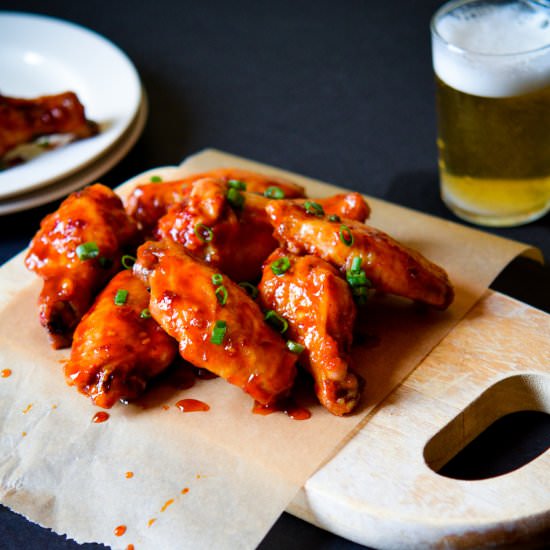 Super Bowl Wings - Recipe photo by ManyKitchens.com