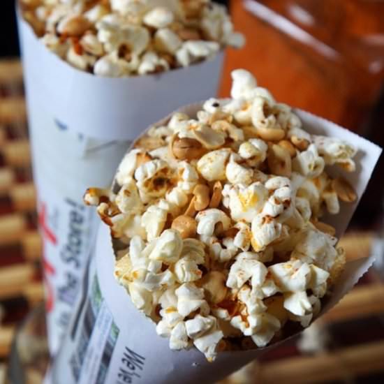 Spicy Popcorn and Peanuts; Lagos - Recipe photo by Yummymedley