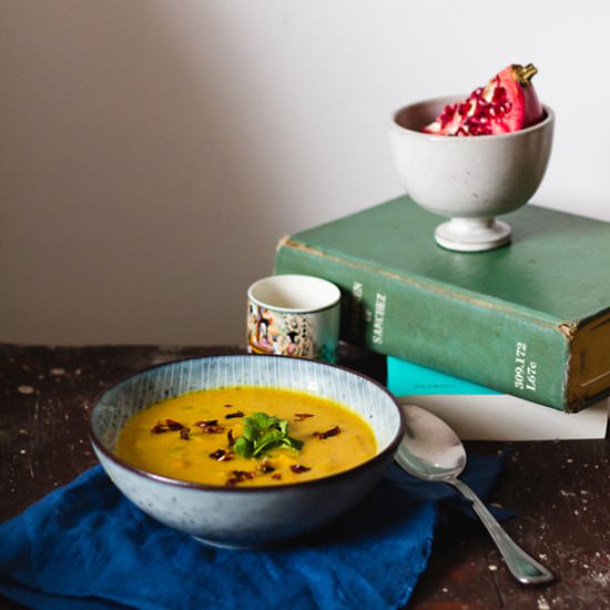 Butternut squash soup with miso - Recipe photo by readeat