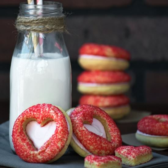 Frosting Filled Sandwich Cookies - Recipe photo by alittlesweetlife