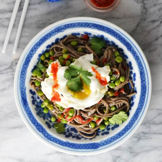 Sriracha Soba Noodles - Recipe photo by Natalie Paramore