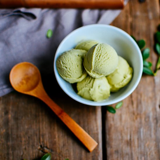 Green tea ice cream - Recipe photo by kelsey_thefarmersdaughter