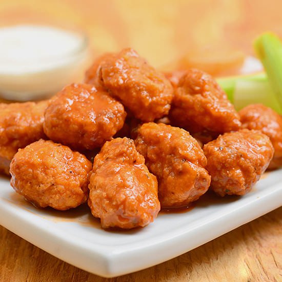 Cajun Buffalo Chicken Bites - Recipe photo by onionringsandthings