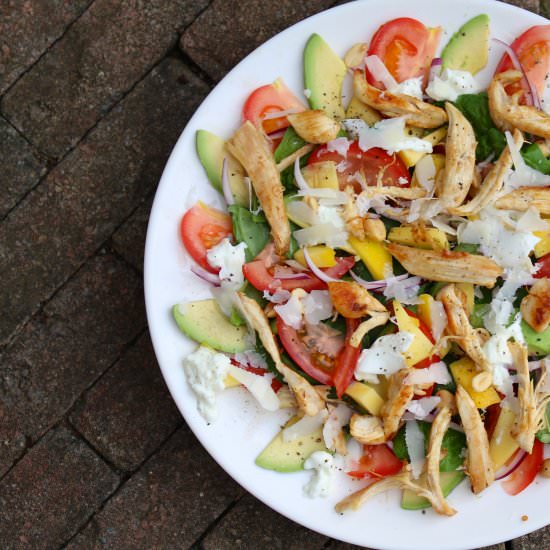 Chicken, Mango and Avocado Salad - Recipe photo by FancyAssFood