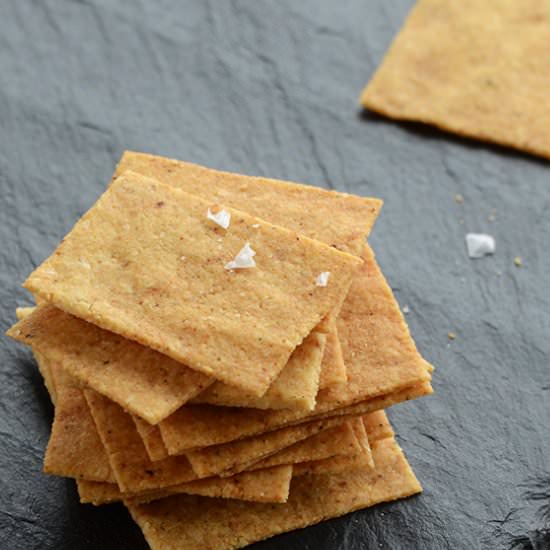 Baked “Cheese” Crisps - Recipe photo by AnEdibleMosaic