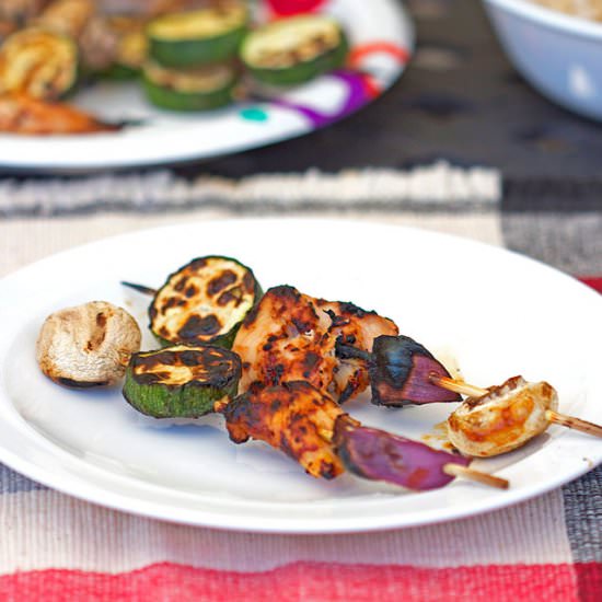 Barbecue Chicken Skewers - Recipe photo by itbakesmehappy