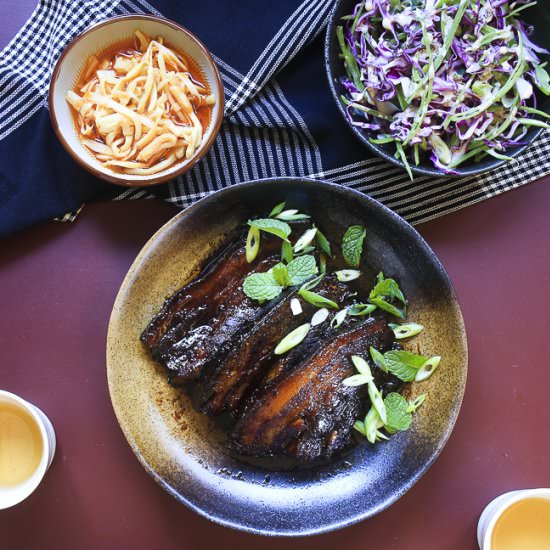 Asian Garlic & Chilli Spare Ribs - Recipe photo by THE KAWAII KITCHEN