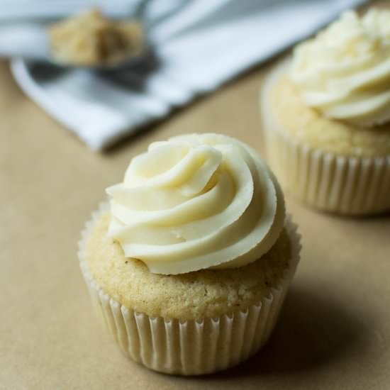 Brown Butter Cake or Cupcakes - Recipe photo by maycontainsugar