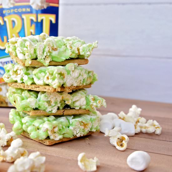Key Lime Pie Popcorn Bars - Recipe photo by bysarahhalstead