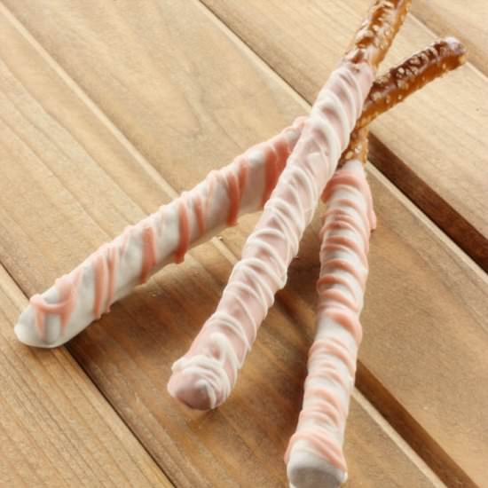 Candy Coated Pretzel Rods - Recipe photo by Midwestern Moms