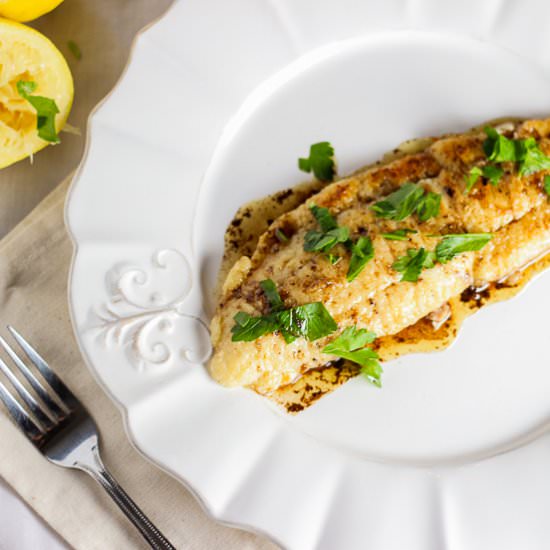 Fish in Butter Sauce - Recipe photo by Honest and Tasty