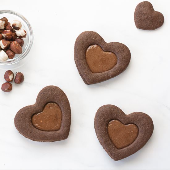 Linzer Cookies for Valentines - Recipe photo by keepingwiththetimes