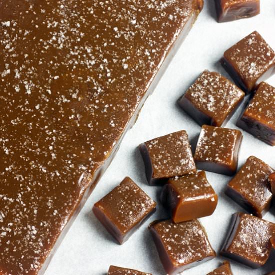 Dark Salty Caramels - Recipe photo by saltandserenity