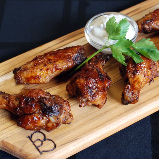 Sweet and Spicy Party Wings - Recipe photo by Circle B Kitchen