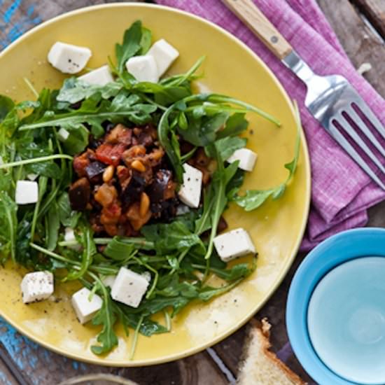 Arugula and Mozzarella Salad - Recipe photo by LakeIslePress