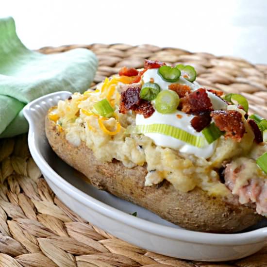 Steak Stuffed Baked Potatoes - Recipe photo by Kitchengetaway