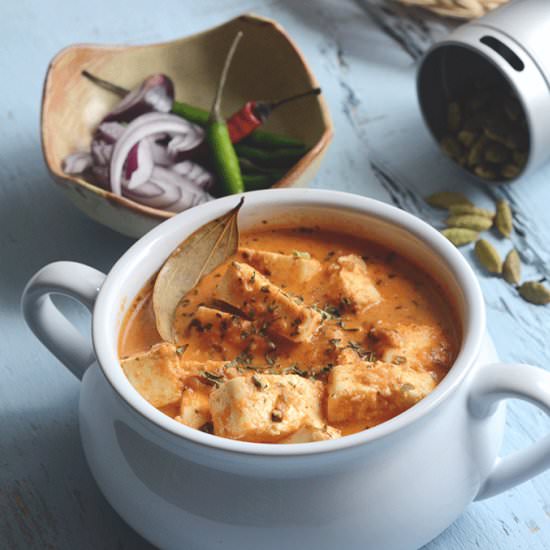 Paneer Butter Masala - Recipe photo by notacurry.com