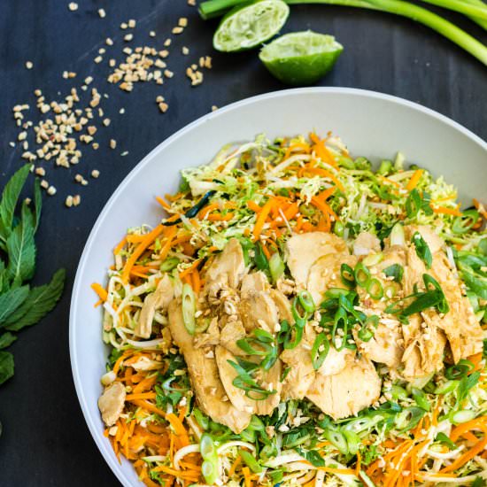 Asian Salad with Peanut Dressing - Recipe photo by Frankiesfeast