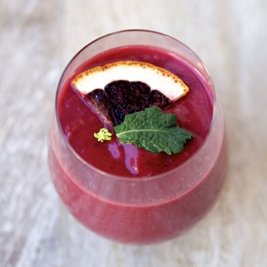 Best Winter Smoothie - Recipe photo by From the Athletes Kitchen