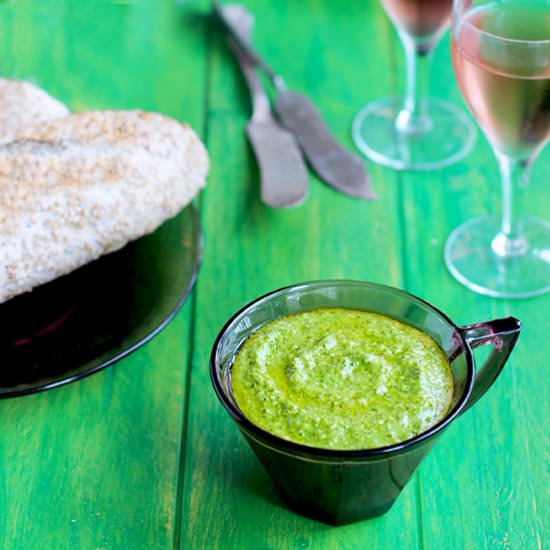 Lemon Basil Pesto - Recipe photo by calizona