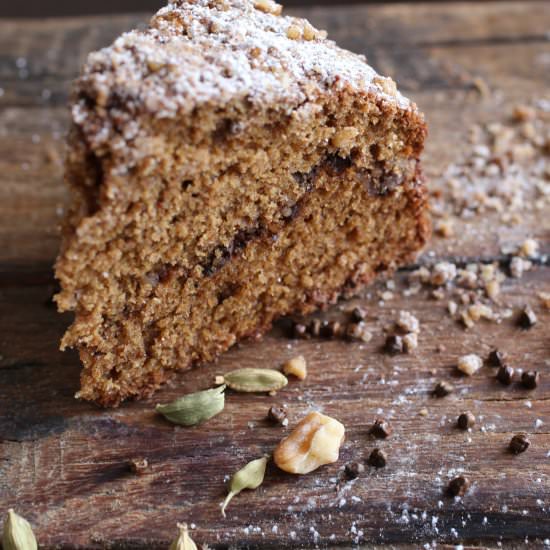 Cardamom Crumb Cake - Recipe photo by Petit World Citizen
