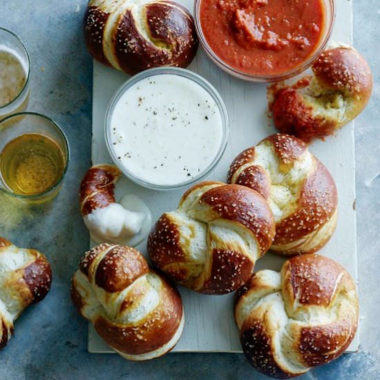 Parmesan Pretzel Knots - Recipe photo by gdalkin