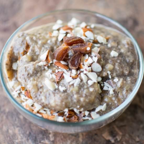 Apricot Almond Chia Porridge - Recipe photo by ediblyeducated