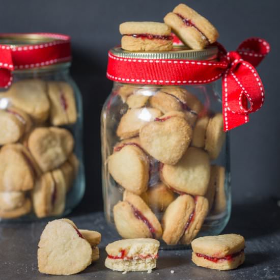 Easy Valentines Shortbread - Recipe photo by KitchenSanctuary