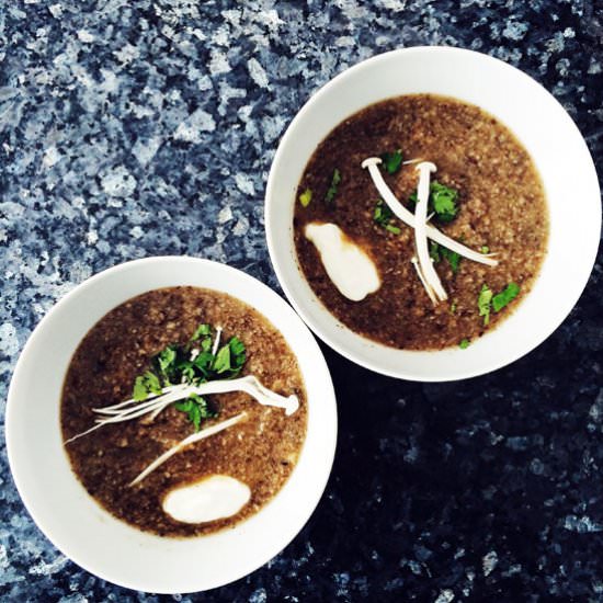 Dairy-Free Mushroom Soup - Recipe photo by rushyama