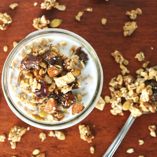 Healthy Homemade Granola - Recipe photo by JesseLWellness