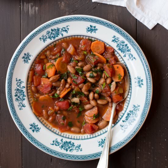 Borlotti Bean Soup - Recipe photo by chilliczosnekioliwa